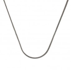 ​Gümüş 2 mm Tilki Kuyruğu 60 Cm Zincir