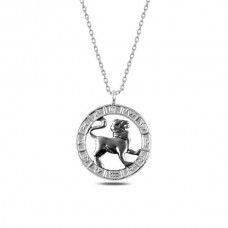​​Gümüş Aslan Burcu Kolye