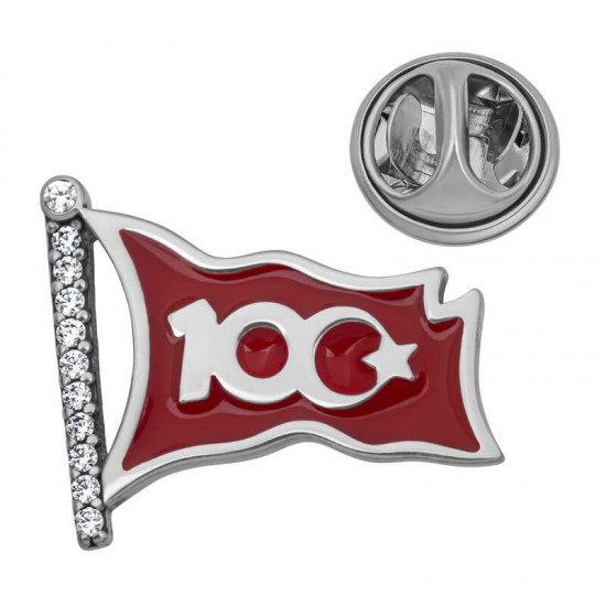 Gümüş Ay Yıldız 100.Yıl Rozet Gümüş Ay Yıldız 100.Yıl Rozet