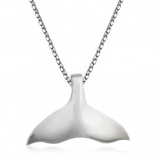 Gümüş Balık Kuyruğu Kolye