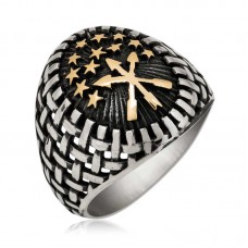 ​Gümüş Çerkes Erkek Yüzük