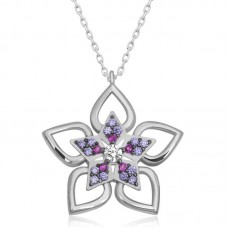 ​Gümüş Çiçek Kadın Kolye