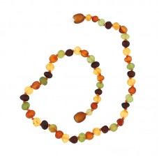 Bebek Damla Kehribar Diş Kolye