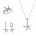 Gümüş Deniz Yıldızı Bayan Set