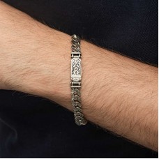 Gümüş Elişi Örgü Gurmet Erkek Bileklik