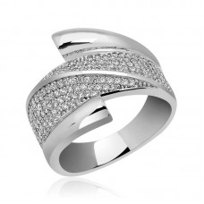 Gümüş Zirkon Taşlı Bayan Yüzük