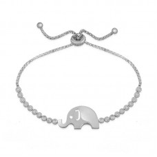 Gümüş Fil Asansör Bileklik