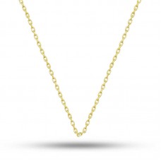 Gümüş Gold 0.30 Mikron 45 Cm Forse Kadın Zincir