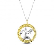 ​Gümüş Gold Başak Burcu Kolye