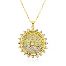 Gümüş Gold Esmaül Hüsna Bayan Kolye