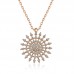 Gümüş Güneş Kolye