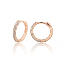 Gümüş Halka Bayan Küpe