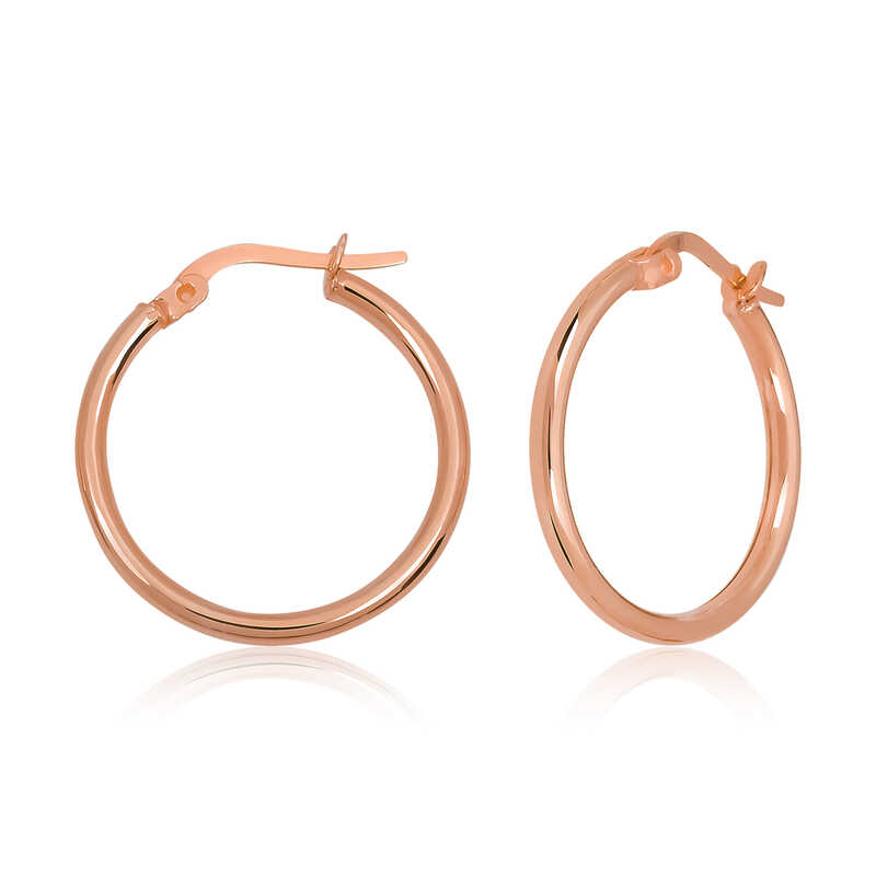 Gümüş Halka Kadın Küpe Gümüş Halka Kadın Küpe