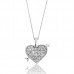 Gümüş Kalpli Bayan Kolye Gümüş Kalpli Bayan Kolye