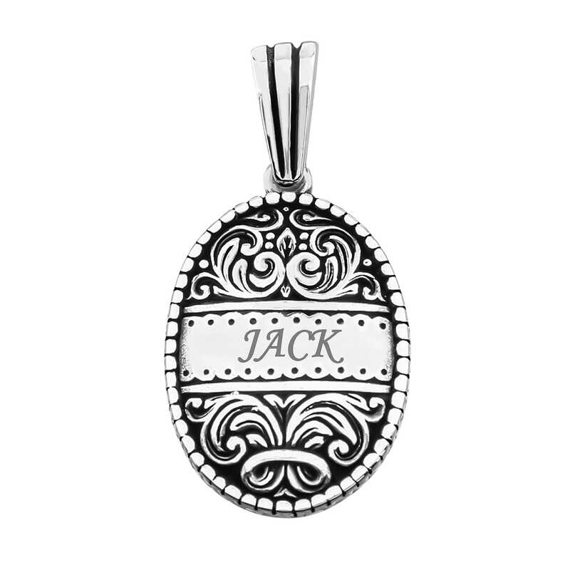 Gümüş Kişiye Özel Erkek Kolye Ucu Gümüş Kişiye Özel Erkek Kolye Ucu