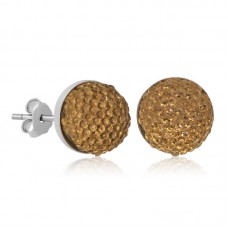 Gümüş Kristal Çivili Kadın Küpe