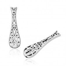 Gümüş Lale Desenli Tesbih İmamesi