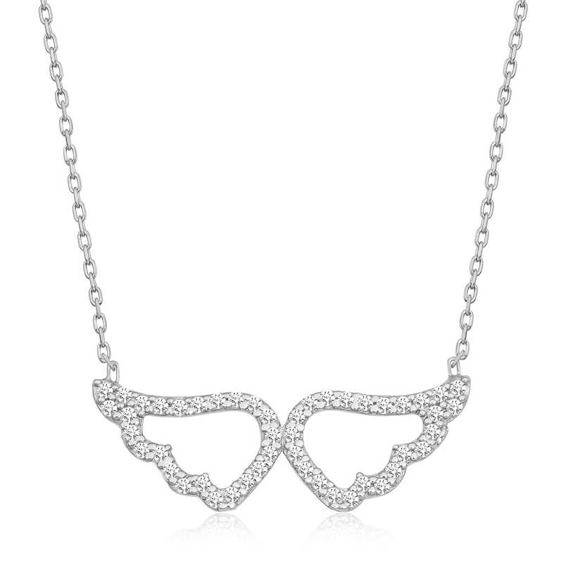 Gümüş Melek Kanadı Kadın Kolye Gümüş Melek Kanadı Kadın Kolye