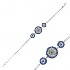 Gümüş Nazar Bayan Bileklik