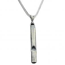 ​Gümüş Oksitli Deprem Düdüğü Kolye