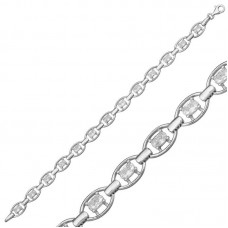 Gümüş Oval Su Yolu Bayan Bileklik