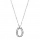 Gümüş Rodyum Ö Harfi Kadın Kolye