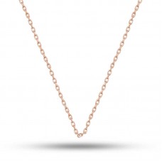 Gümüş Rose 0.30 Mikron 45 Cm Forse Kadın Zincir