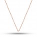 Gümüş Rose 0.30 Mikron 45 Cm Forse Kadın Zincir