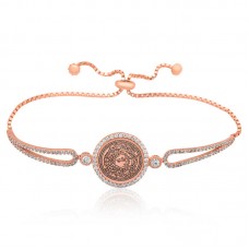 Gümüş Rose Kıtmir Bayan Bileklik