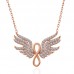 Gümüş Rose Melek Kanadı Sonsuzluk Kadın Kolye Gümüş Rose Melek Kanadı Sonsuzluk Kadın Kolye