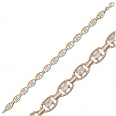 Gümüş Rose Oval Su Yolu Bayan Bileklik