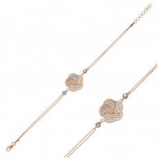 ​Gümüş Rose Papatya Bayan Bileklik