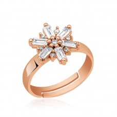 ​Gümüş Rose Rüzgar Gülü Yüzük