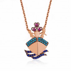 Gümüş Rose Titanik Kadın Kolye