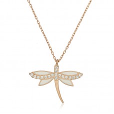 Gümüş Rose Yusufçuk Bayan Kolye