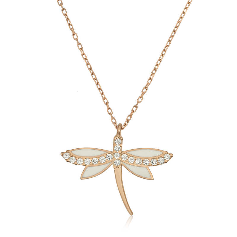 Gümüş Rose Yusufçuk Bayan Kolye Gümüş Rose Yusufçuk Bayan Kolye