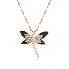 ​Gümüş Rose Yusufçuk Bayan Kolye