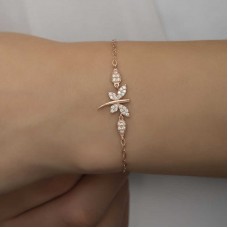 ​Gümüş Rose Yusufçuk Kadın Bileklik