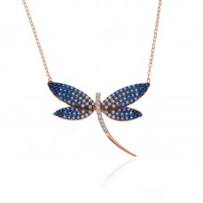 Gümüş Rose Yusufçuk Kadın Kolye