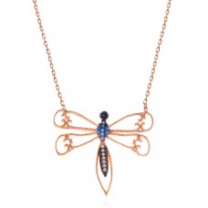 Gümüş Rose Yusufçuk Kadın Kolye