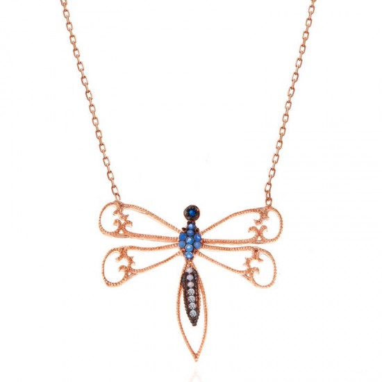 Gümüş Rose Yusufçuk Kadın Kolye Gümüş Rose Yusufçuk Kadın Kolye