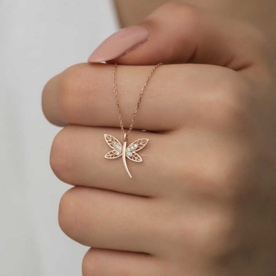 Gümüş Rose Yusufçuk Kadın Kolye Gümüş Rose Yusufçuk Kadın Kolye