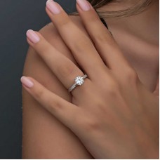 Gümüş Tek Taş Kadın Yüzük