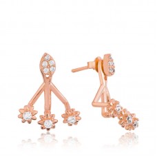 Gümüş Sihirli Çiçek Küpe