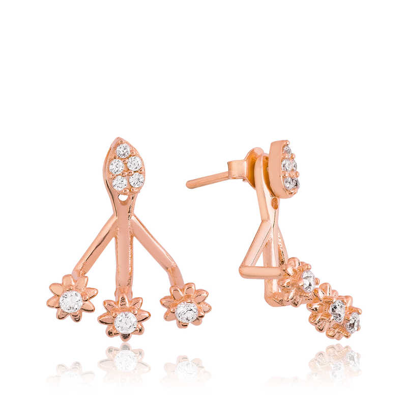 Gümüş Sihirli Çiçek Küpe Gümüş Sihirli Çiçek Küpe