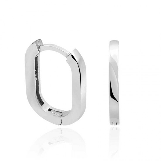 Gümüş Taşsız J Bayan Küpe Gümüş Taşsız J Bayan Küpe