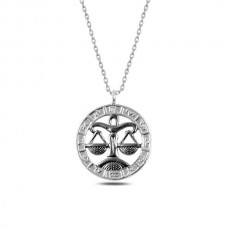 ​​​Gümüş Terazi Burcu Kolye