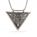 Gümüş Üçgen İçi Açılabilen Allah Muskalık Kolye Gümüş Üçgen İçi Açılabilen Allah Muskalık Kolye