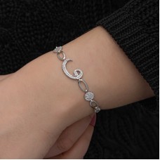 Gümüş Vav Kadın Bileklik