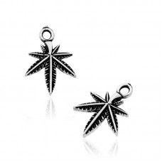 Gümüş Yaprak Tesbih Püskül Ucu